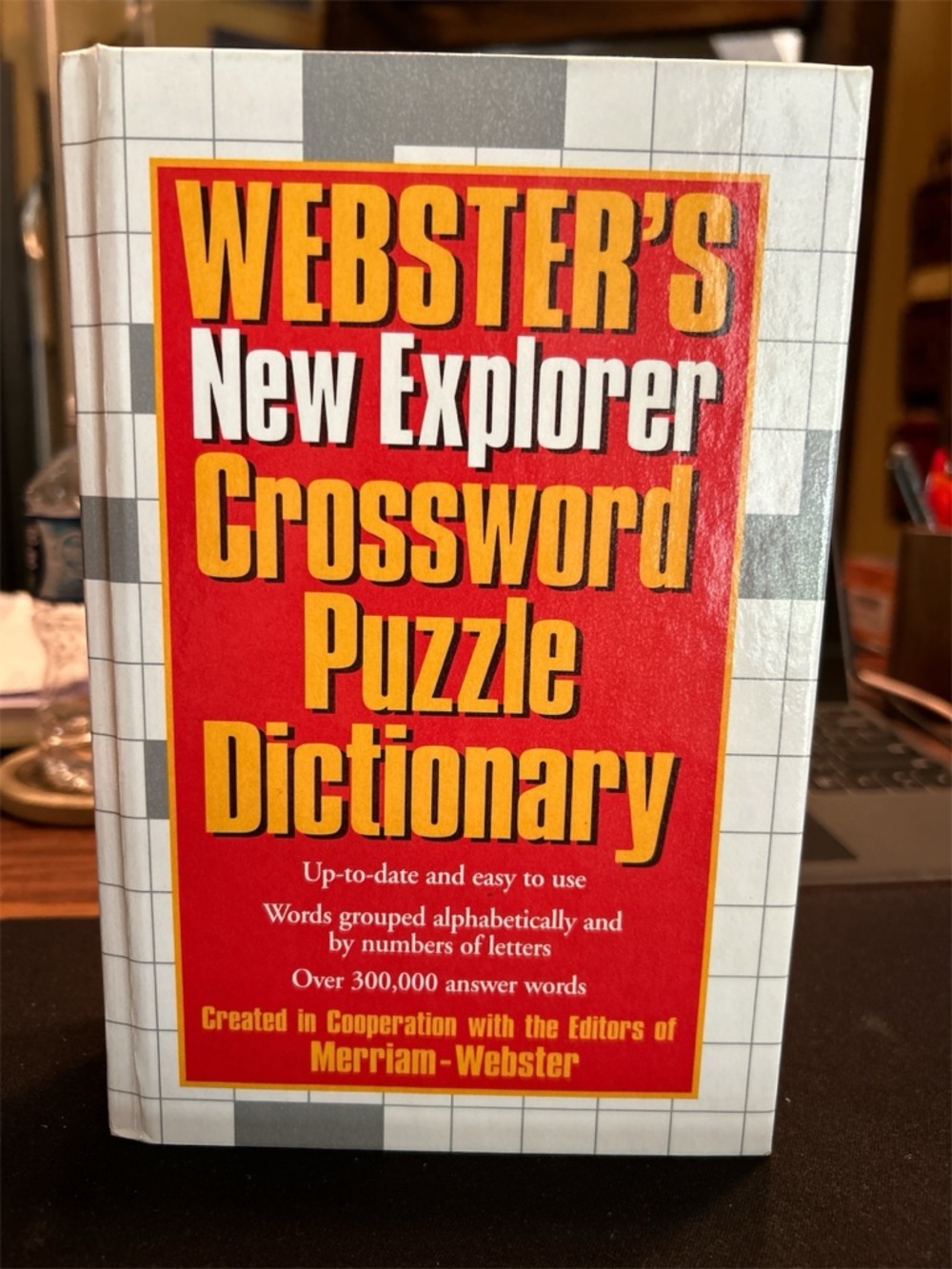 Webster's New Explorer Crossword Puzzle Dictionary - Red & Yellow Cover